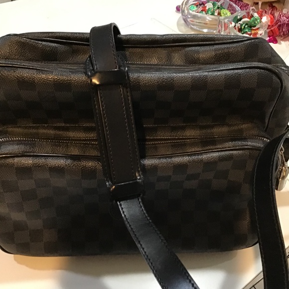 Louis Vuittion Damier Ebene  Handbag / Bag / Messenger Bag Black and gray  Check - Picture 15 of 15